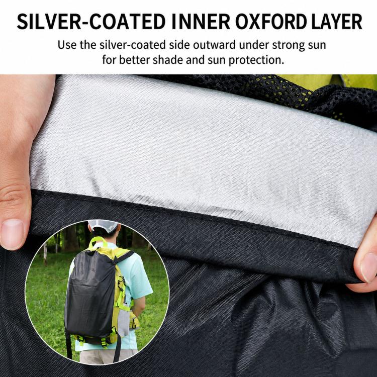 Outdoor Backpack External Mesh Bag Expansion Storage Pocket, Size: 35 x 48cm