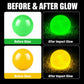 PGM Q037 Light-Up Golf Park Ball, Green with Light, Yellow with Light, Orange without Light, Red without Light