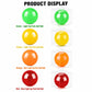 PGM Q037 Light-Up Golf Park Ball, Green with Light, Yellow with Light, Orange without Light, Red without Light