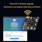 Dual ceramic antenna receiver PCB with Wi-Fi upgrade module area