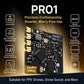 ELRS PR01 receiver board with dual ceramic antennas and gold connectors