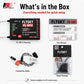FlySky FS-SR12 RC receiver kit with connection cable and user manual