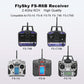 FlySky FS-R6B receiver compatibility chart with FlySky transmitters (FS-T4B/FS-T6)