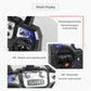 FlySky RC transmitter control panel close-up with dual knobs and 360 rotary knob