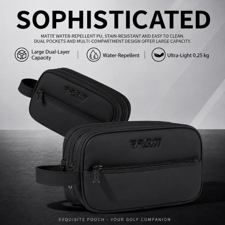 PGM SOB025 Double-Layer Large-Capacity Water-Repellent Golf Handbag