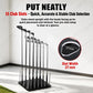 PGM clear-top acrylic golf club rack holding upright clubs in 15 slots