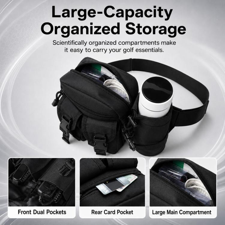 PGM SOB027 Large-Capacity Water-Repellent Golf Course Organizer Bag
