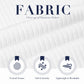 White knit fabric close-up with ribbed texture for soft, breathable comfort