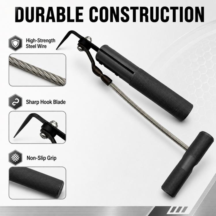 Plastic Version Car Windshield Rubber Cutting Knife, Auto Glass Removal Tool