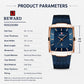 REWARD RD62009M Men Watch Quartz Watch with Calendar Display & Mesh Band
