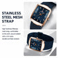 REWARD RD62009M Men Watch Quartz Watch with Calendar Display & Mesh Band