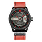 CURREN M8301 Men Classic Leather Watch with Analog and Date Display