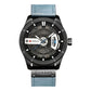 CURREN M8301 Men Classic Leather Watch with Analog and Date Display
