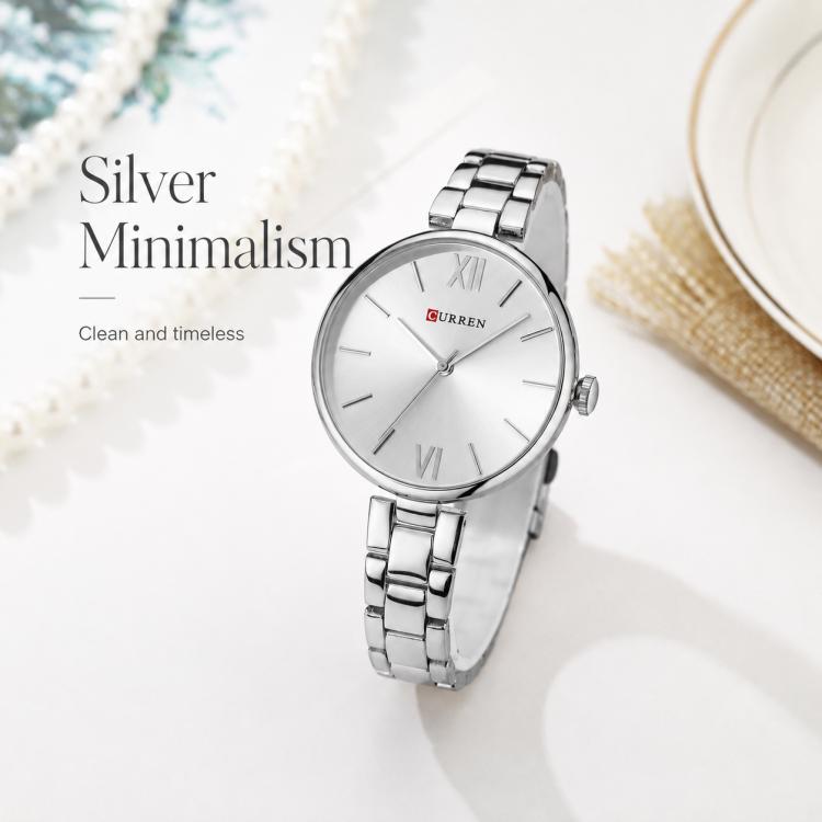 CURREN M9017 Women Stylish Quartz Watch with Alloy Strap