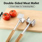 LsCook Kitchen Steak Hammer Double-sided Meat Tenderizing Mallet, Mirror-Finish, Matte-Finish