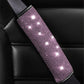 7 in 1 Set Car Diamond Studded Steering Wheel Cover, Diameter: 38cm