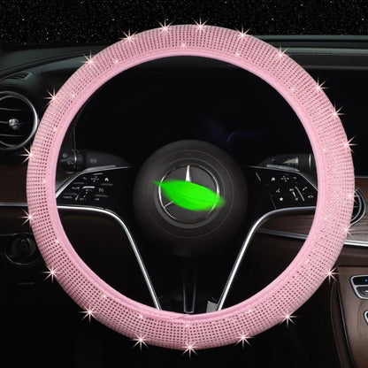 Car Diamond Studded Steering Wheel Cover, Diameter: 38cm