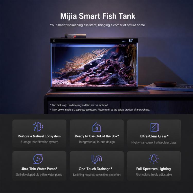 Xiaomi Mijia Smart Fish Tank, CN Plug