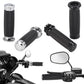 1 Pair Universal 25mm Retro RSD Motorcycle Handlebar Grips