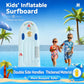 Outdoor Kids Dual Handles PVC Inflatable Surfboard
