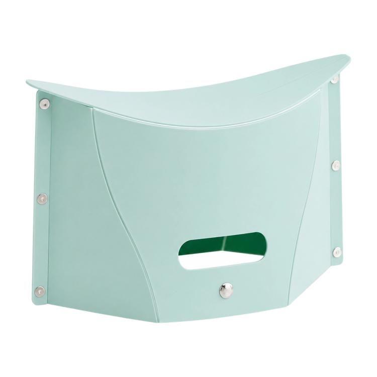 Portable Foldable PP Card Stool with Storage Basket