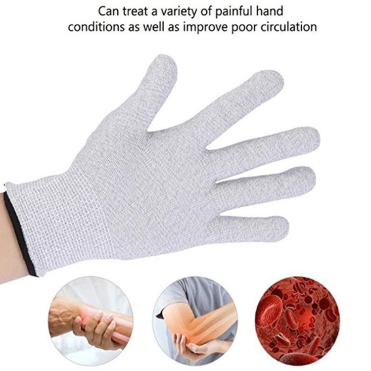 Portable Smart EMS Pulse Hand Massage Therapy Glove Set