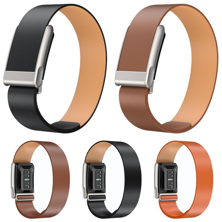 Integrated Genuine Leather Watch Band, For WHOOP 5.0
