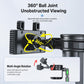 360° adjustable dashboard phone holder with clamp arms and suction base