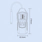 Brake fluid tester outline with gooseneck probe and size dimensions