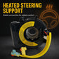 Heated steering wheel clock spring spiral cable with black housing and bright yellow wiring