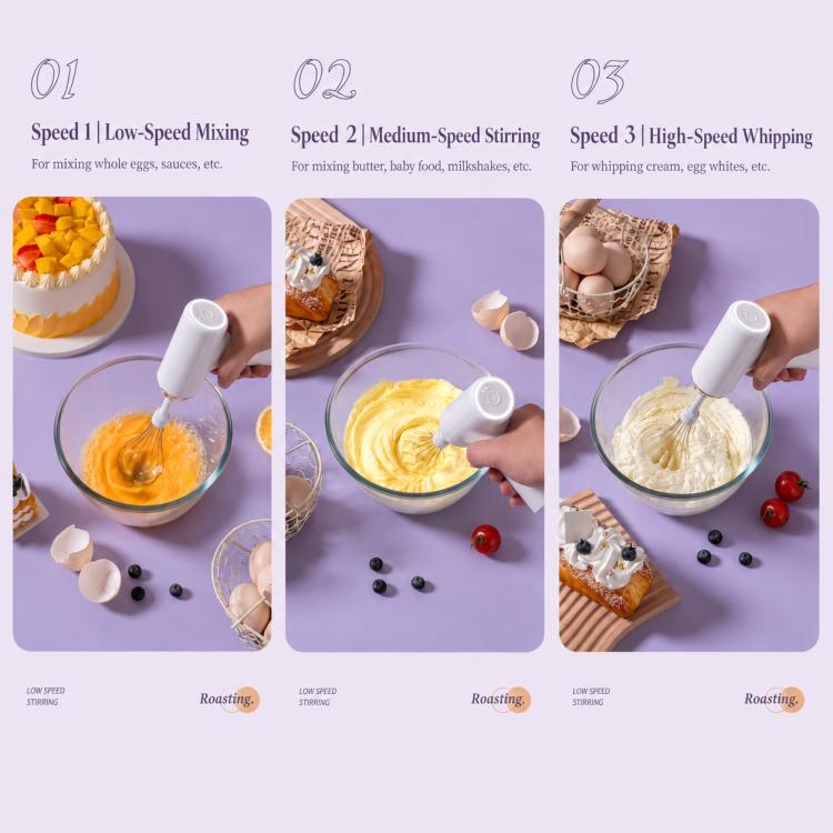 Mini Electric Milk Frother & Cream Whisk