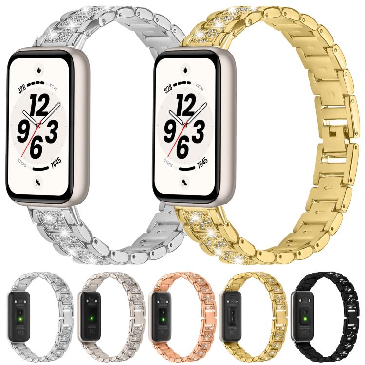 Three Beads Metal Watch Band, For Honor Band 11 / Band 11 Pro