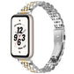 Slim Seven Beads Folding Clasp Stainless Steel Watch Band, For Honor Band 11 / Band 11 Pro