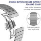 One Bead Butterfly Clasp Stainless Steel Watch Band, For Honor Band 11 / Band 11 Pro