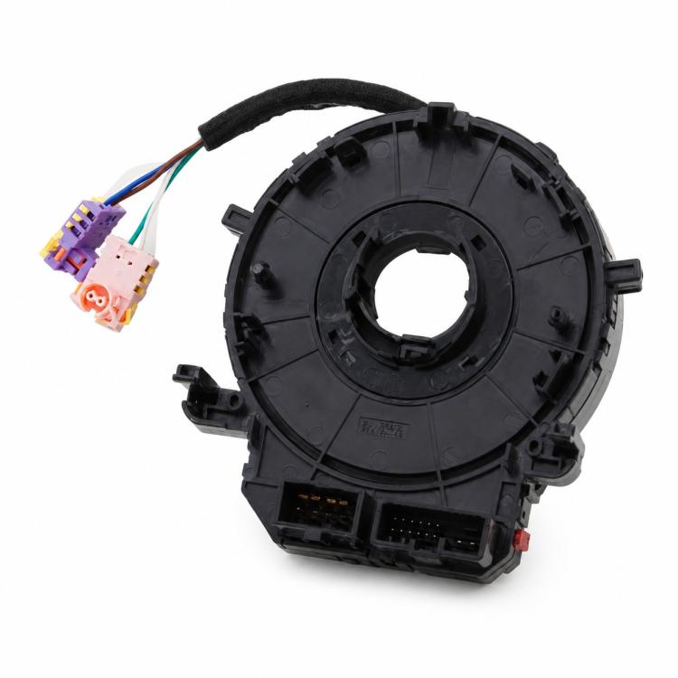 Steering wheel clock spring airbag spiral cable with multi-color wiring leads