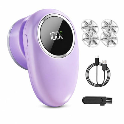 Electric Digital Display Fabric Sweater Shaver