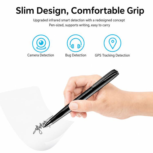 X16 Portable Pen-Style Signal Detector Wireless Anti-Spy Camera Scanner