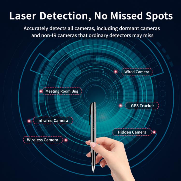 X16 Portable Pen-Style Signal Detector Wireless Anti-Spy Camera Scanner