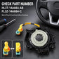 Steering wheel airbag clock spring spiral cable with visible connectors for part number check