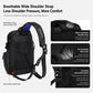 OZUKO Men 12L Large Capacity Multifunctional Outdoor Cycling Crossbody Chest Bag