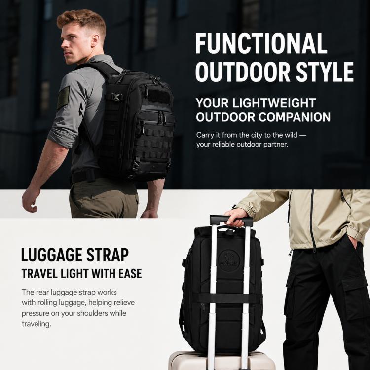 OZUKO Waterproof Large Capacity Outdoor Hiking Backpack
