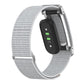 xDfind Metal Case Integrated Feather Yarn Breathable Nylon Watch Band, For Google Fitbit Air