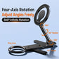 D73-1 360 Degree Rotating Foldable Double-Sided Magnetic Phone Holder for All-Scene Use