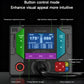Hot air rework station control panel with screen and temperature control buttons