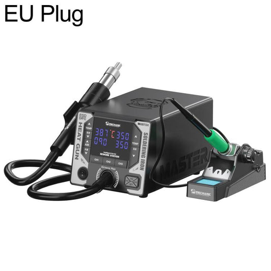 MECHANIC AirNova MAX 1200W Dual-Station Intelligent Control Hot Air Soldering Iron Rework Station, EU Plug, US Plug