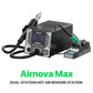 MECHANIC dual-station hot air rework station with hot air gun and soldering handle