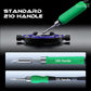 Dual-station hot air rework station with two soldering handles and 245/115 handle labels