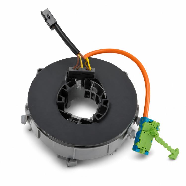 Car steering wheel airbag clock spring with orange lead and plug connectors