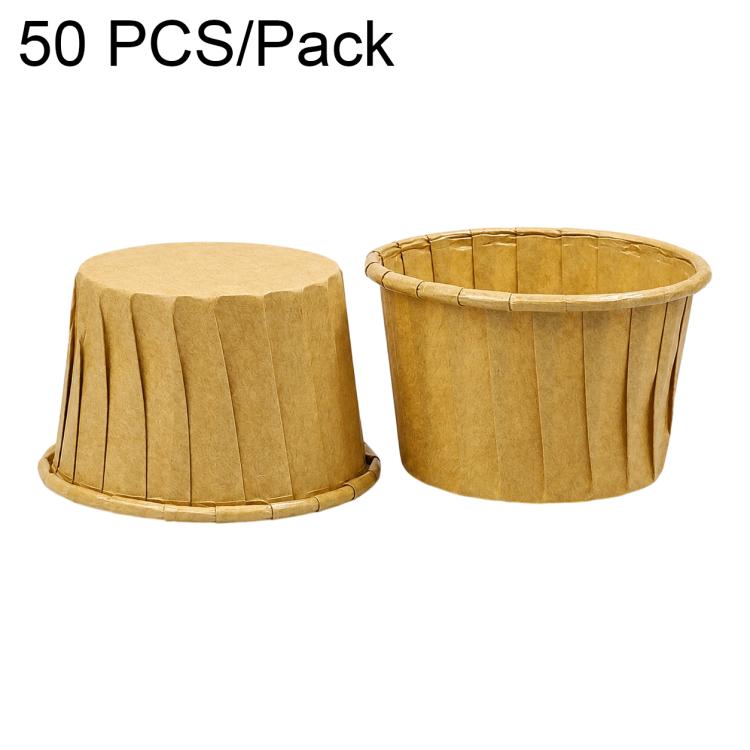 50 PCS/Pack Baking Rolled-Edge Paper Cupcake Liners, Small, Medium, Large
