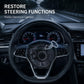 Car steering wheel clock spring, black center module on steering wheel with white loop